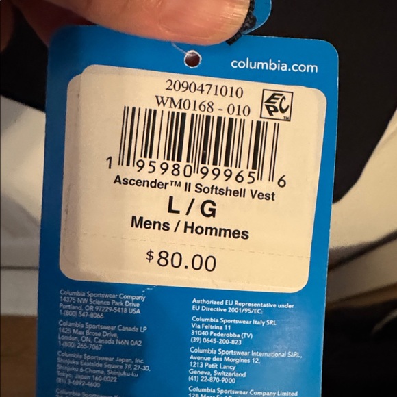 Columbia Black Sleeveless Vest - Picture 8 of 8